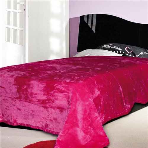 Cobertor Queen Size Europa Toque de Luxo 220 X 240Cm - Pink