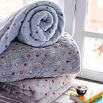 Cobertor Casal Fleece Confete - Casa & Conforto