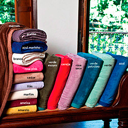 Cobertor Casal Fleece Soft Class Liso - Casa & Conforto