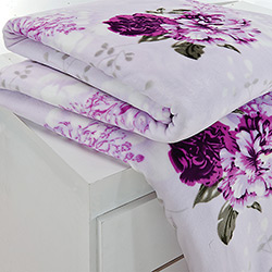 Cobertor Casal Flora - Casa & Conforto