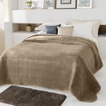 Cobertor Kyor Plus Casal 1,80m X 2,20m Liso Fendi Jolitex