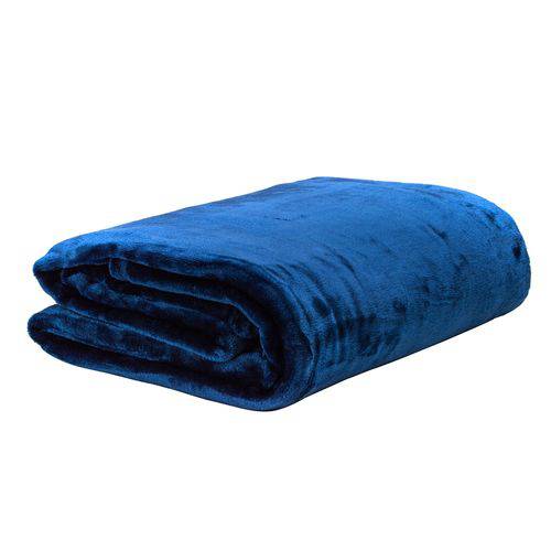 Cobertor Queen Naturalle Fashion Super Soft Microfibra Azul