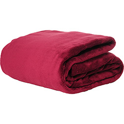 Cobertor Coral Fleece King 280g/m² - Vermelho