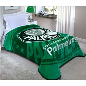 Cobertor Corttex de Solteiro Palmeiras com 150 X 200 Cm – Estampado