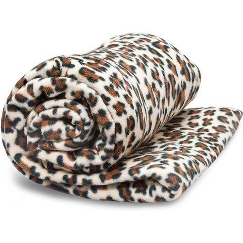 Cobertor de Tv com Mangas Solteiro - Loani - Leopardo