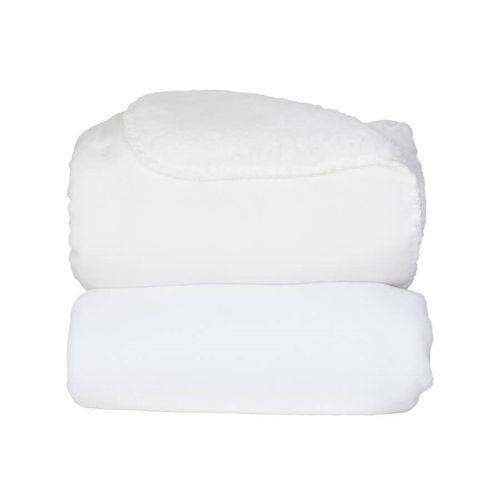 Tudo sobre 'Cobertor Donna Bebê 110x90 Cm Branco Microfibra Plush com Sherpa'