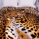 Cobertor Kyor Plus Jolitex Ternille Casal 1,80x2,20m Leopardo