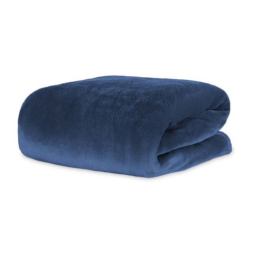 Cobertor Manta Blanket Solteiro 300g Blue Night - Kacyumara