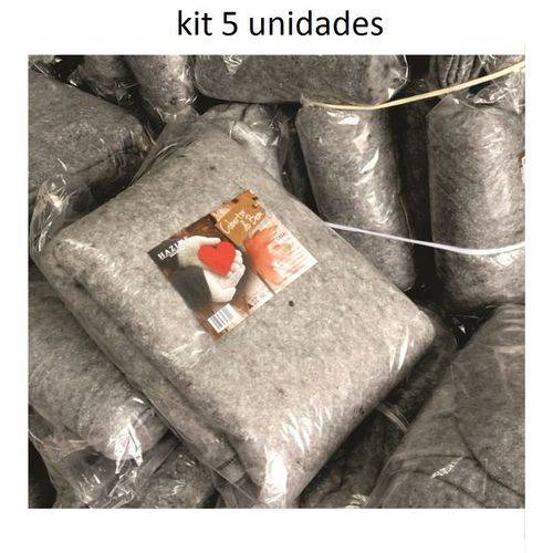 Cobertor Manta Doacao Casal do Bem Kit com 5 Unidades