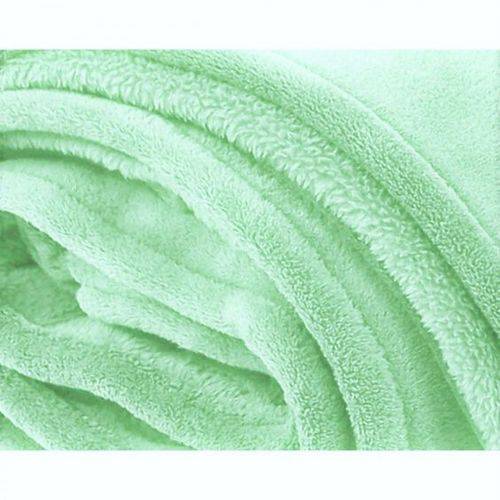 Cobertor Manta Microfibra 110 X 150 Cm Verde Claro