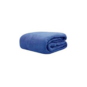 Cobertor Manta Microfibra Solteiro Azul - Linha Avulsa
