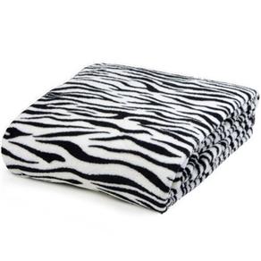 Cobertor Manta Microfibra Solteiro Zebra - LE