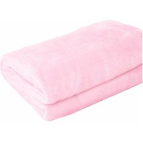 Cobertor Manta Microfibra Solteiro Rosa - LE