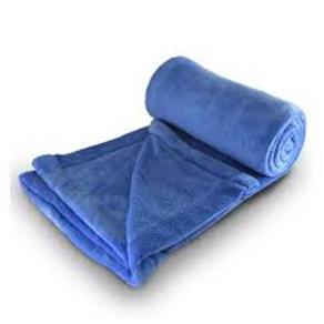 Cobertor Manta Microfibra King Azul - Linha Avulsa