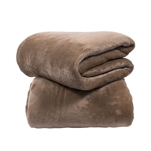 Cobertor Manta Microfibra Solteiro Tabaco - Le