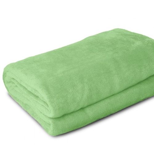 Cobertor Manta Microfibra Verde Claro Queen - La