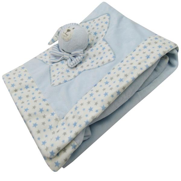Cobertor Manta Soft Naninha Azul - Incomfral