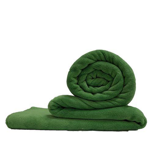 Cobertor Manta Bebe Infantil em Microfibra Antialérgica Verde com 200g/m² 0,80 X 1,10 M – Mrc Enxoval
