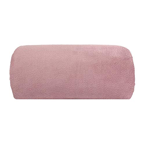 Cobertor Microfibra - Solteiro - Liso - Rosa - 1,50m X 2,00m - Camesa