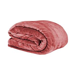 Cobertor Mink Blumenau All Seasons Solteiro - Vermelho