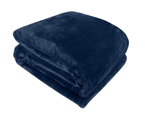 Cobertor Naturalle Fashion Super Soft Casal - Gramatura: 300G/M² Marinho