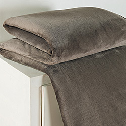 Cobertor Queen Mink Khaki - Casa & Conforto