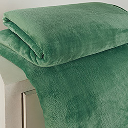 Cobertor Queen Mink Verde - Casa & Conforto