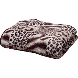 Cobertor Queen Raschel África - Casa & Conforto
