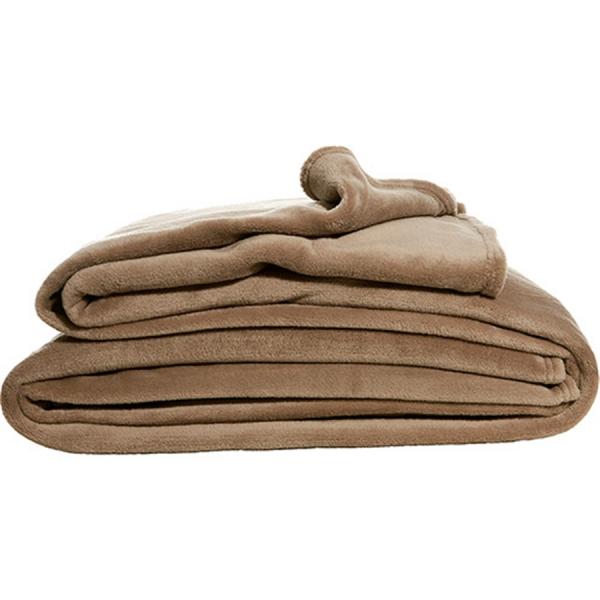 Cobertor Casal Blanket Flannel Gold - Kacyumara
