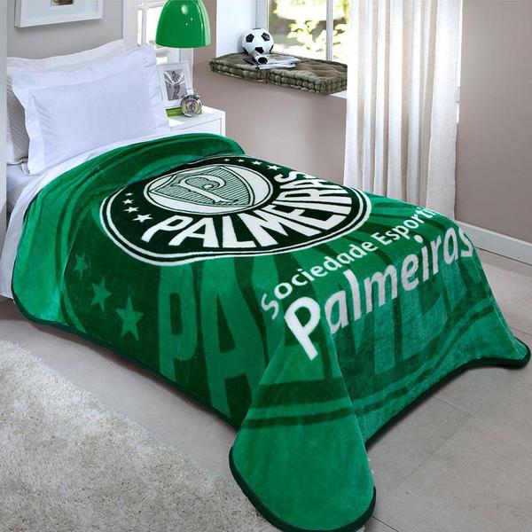 Cobertor Solteiro Estampado Palmeiras 200x150cm - Corttex