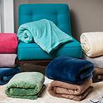 Cobertor Solteiro Flannel com Borda em Percal - Casa & Conforto