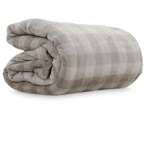 Cobertor Solteiro Flannel Loft Estampado Xadrez - Camesa