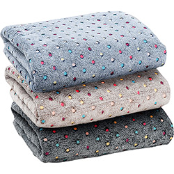 Cobertor Solteiro Fleece Confete - Casa & Conforto