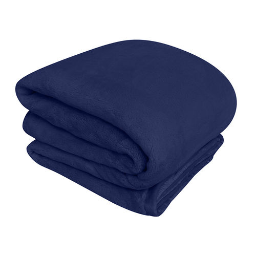 Cobertor Sultan Soft Premium Queen - Marinho