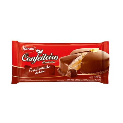 Cobertura Chocolate Barra Confeiteiro - Fracionado - ao Leite - 1,050