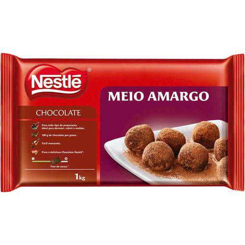Cobertura Chocolate Meio Amargo Nestle 1kg