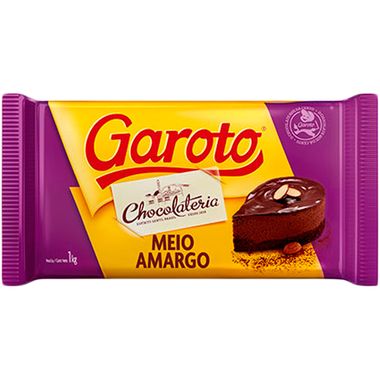 Cobertura de Chocolate Garoto Meio Amargo 2,1Kg