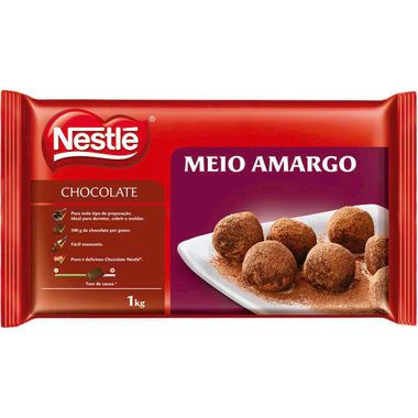 Cobertura de Chocolate Meio Amargo Nestlé 1kg
