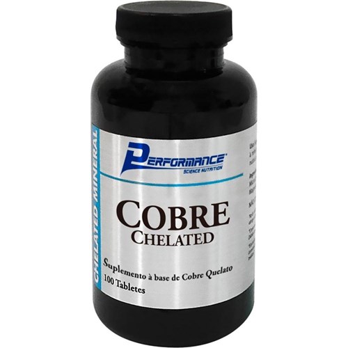 Cobre Chelated (100 Tabletes) - Performance Nutrition