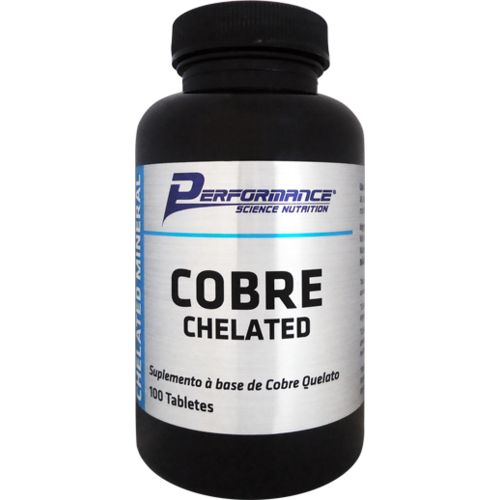 Cobre Chelated - 100 Tabletes - Performance Nutrition