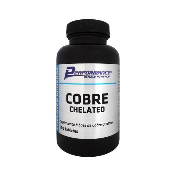 Cobre Chelated- 100 Tabletes - Performance Nutrition