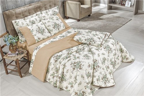 Jogo de Cama Premium Solteiro 02 Peças - Verde