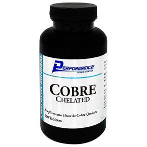 Cobre Quelato - Performance Nutrition - 100 Tabletes - Sem Sabor