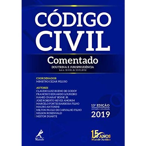 Código Civil Comentado - 13ª Edição (2019)