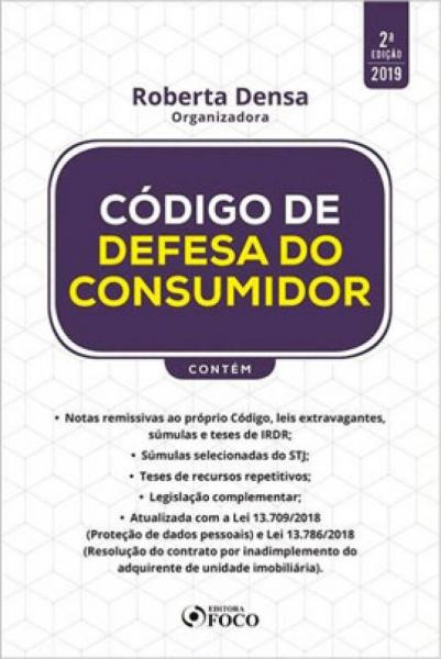 Código de Defesa do Consumidor - 2019 - Foco Editora