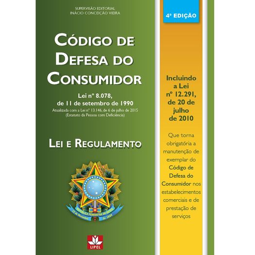 Codigo de Defesa do Consumidor - Lipel - 4 Ed