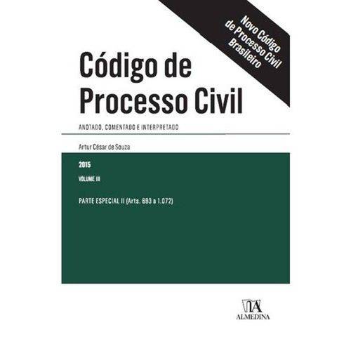 Tamanhos, Medidas e Dimensões do produto Codigo de Processo Civil - Almedina
