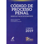 Código de Processo Penal - 4ª Edição (2019)