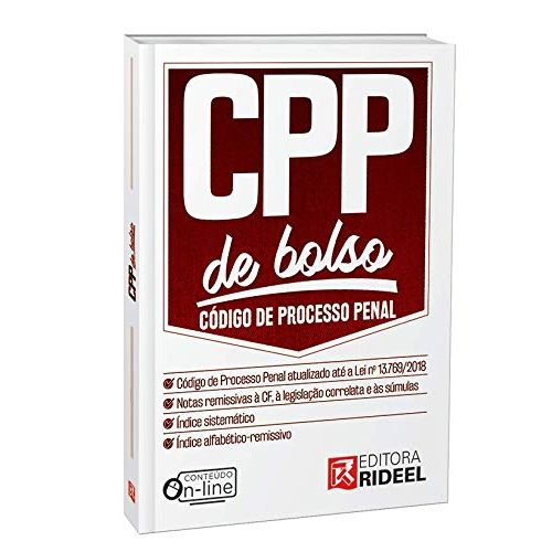 Código de Processo Penal - Cpc de Bolso (2019)