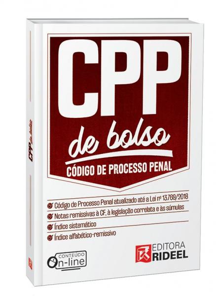 Código de Processo Penal - CPP de Bolso - Rideel